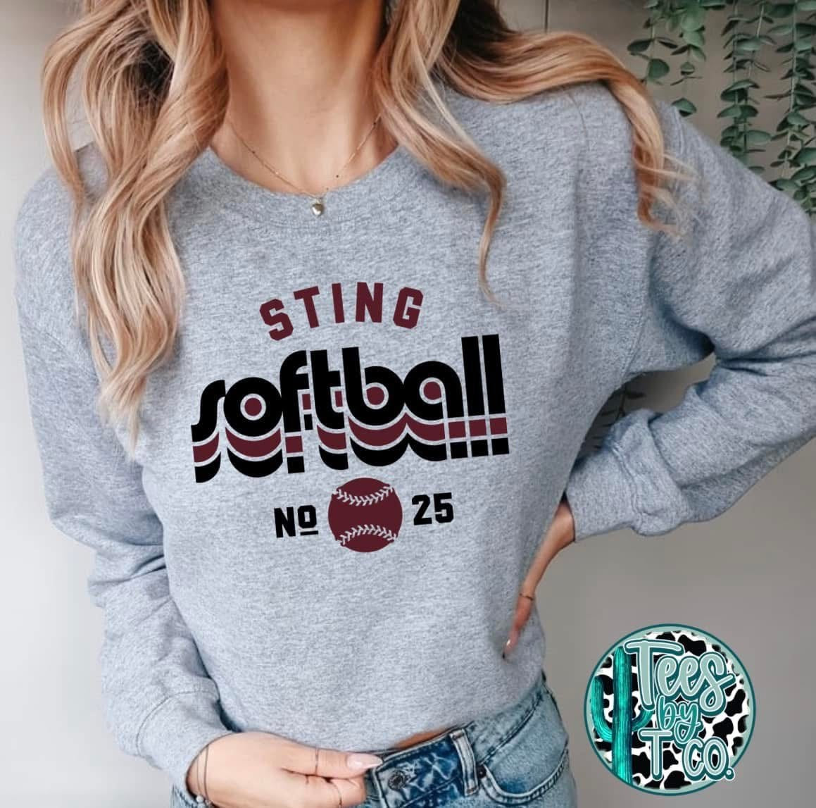 YME Sting Softball Fan Wear