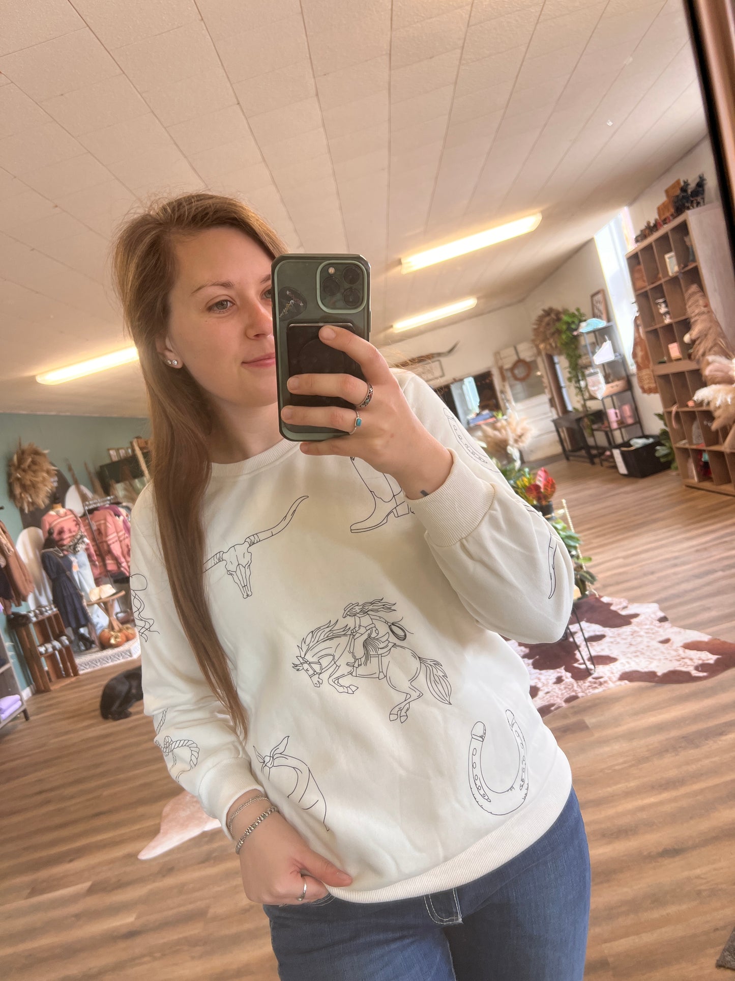 Western Round-Up Pullover