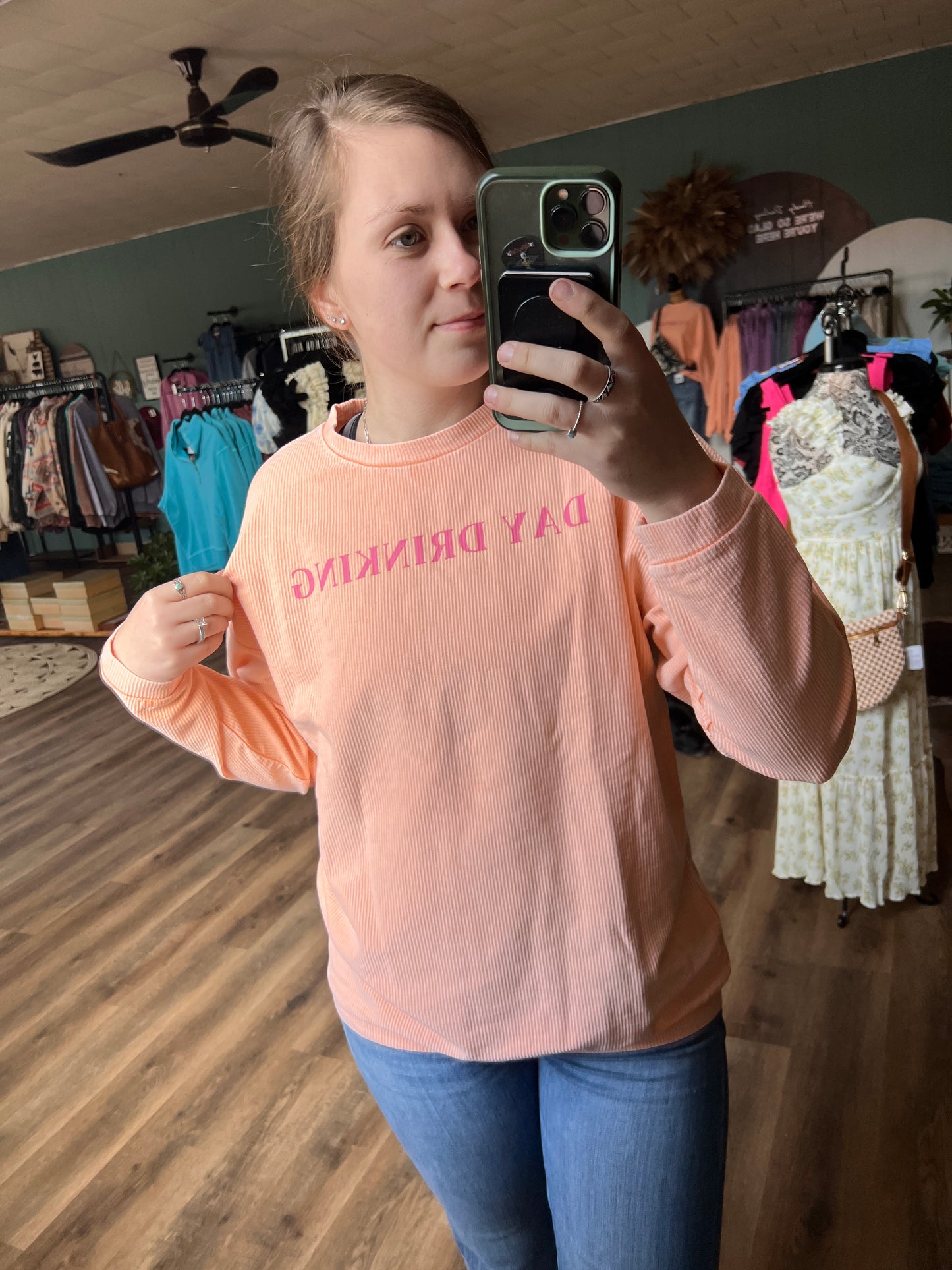 Day Drinking Corded Crew