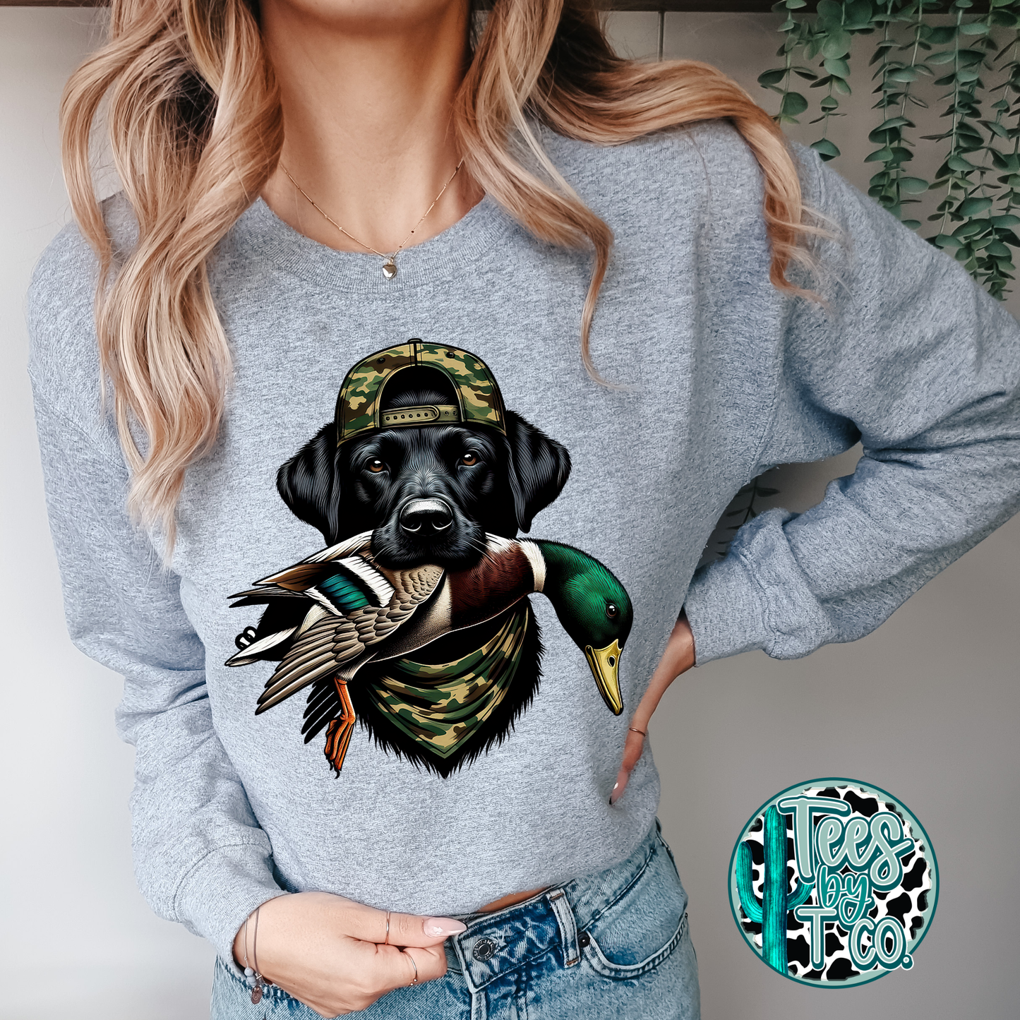 Black Lab Duck Hunter