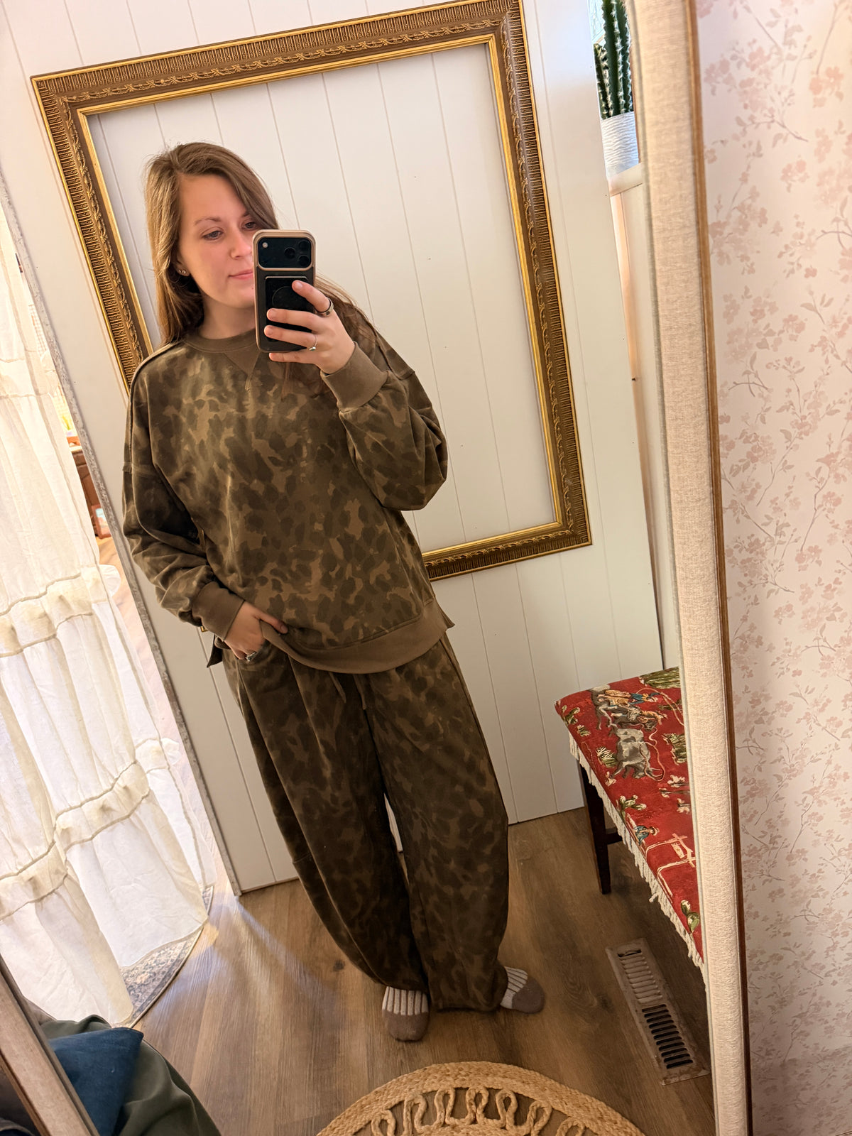 Wild Child Leopard Crewneck