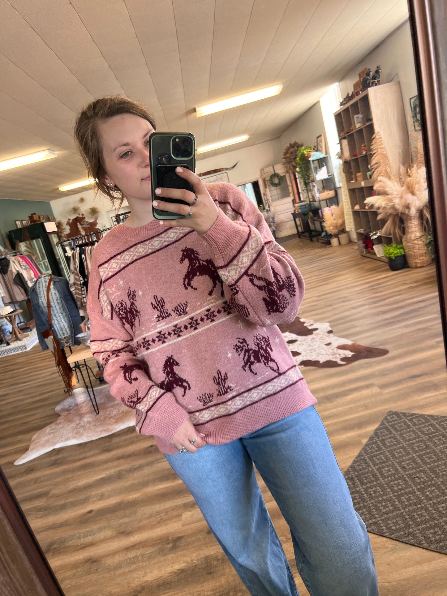 Dusty Trail Sweater - Mauve