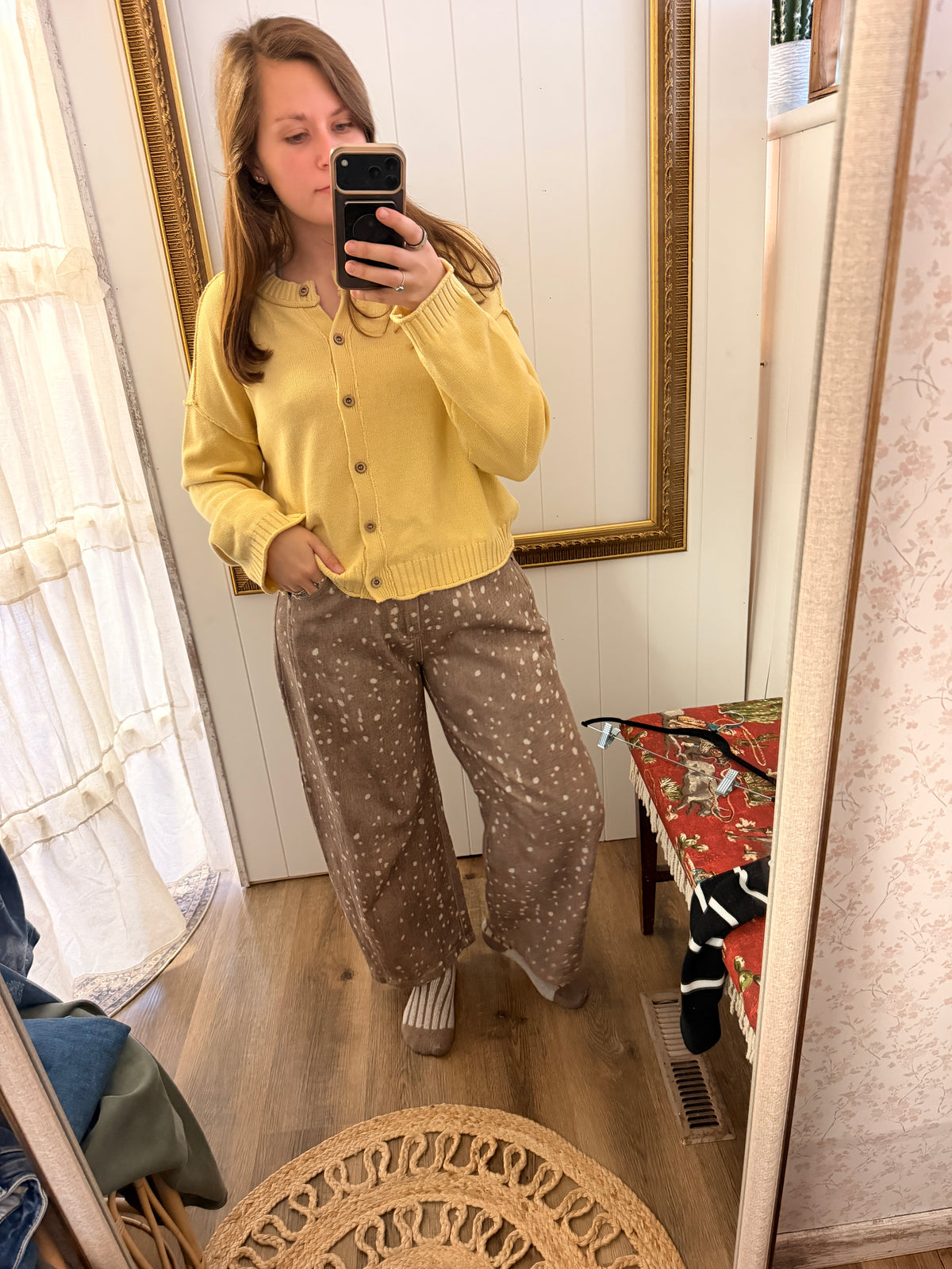 All Over You Barrel Pants - Bambi