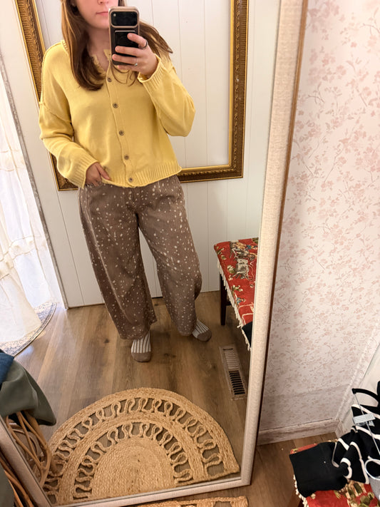 All Over You Barrel Pants - Bambi