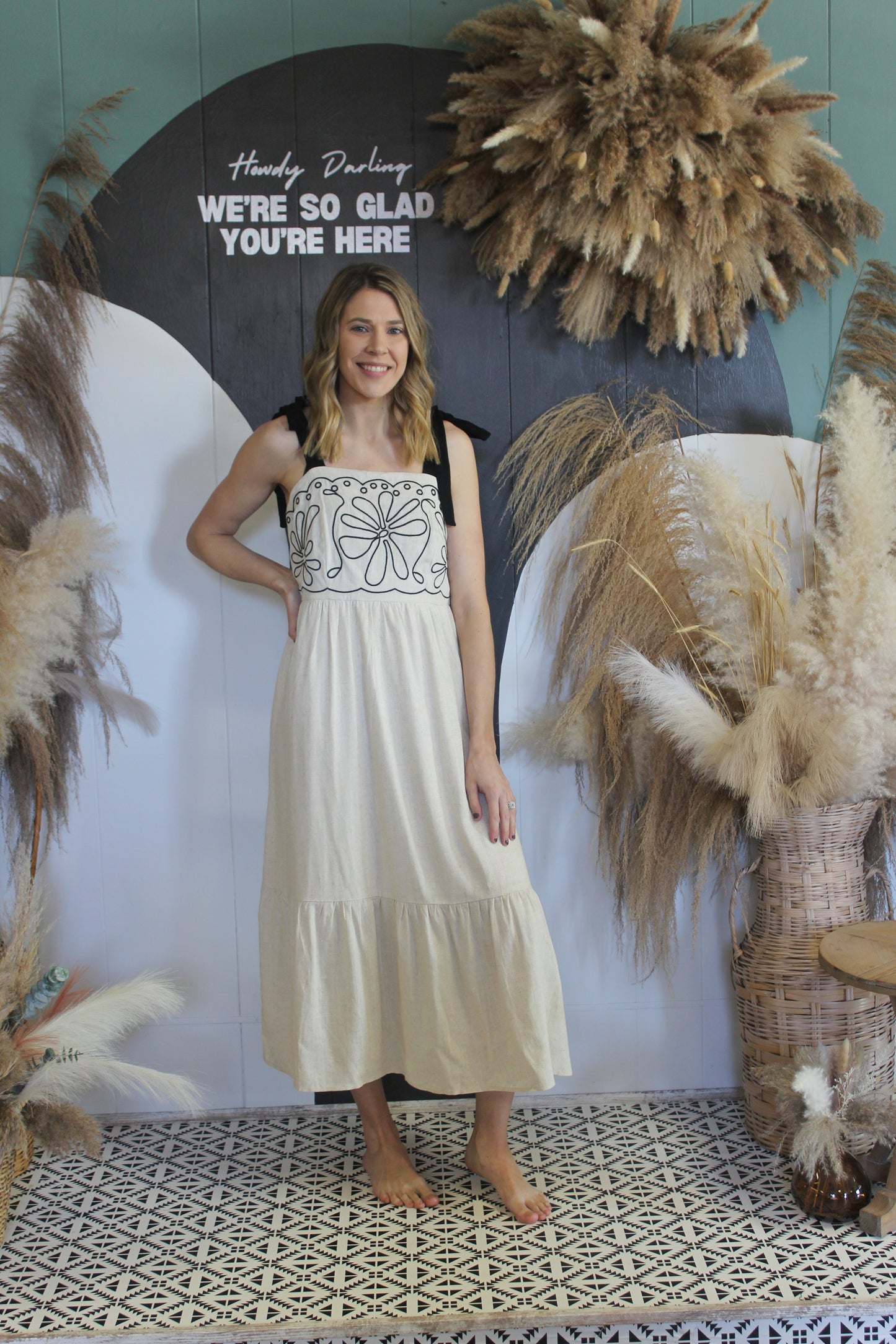 Wildflower Midi - Oatmeal